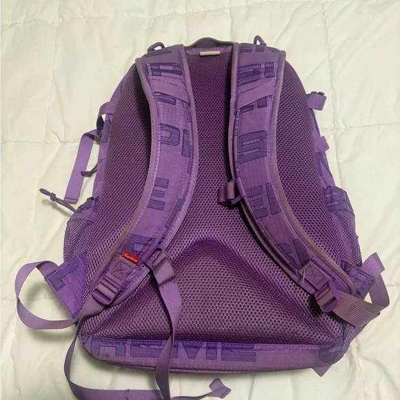 Supreme Purple Backpack - Picture 5 of 10